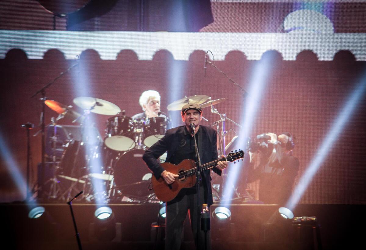James Taylor performs at CHI Health Center Omaha on Dec. 7, 2021.
