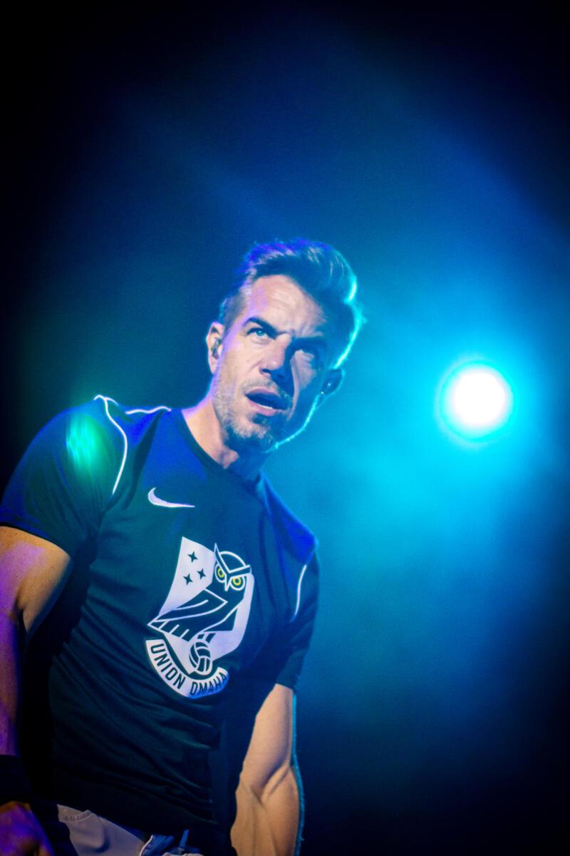 Nick Hexum performs with 311 at The Astro in their hometown of Omaha.