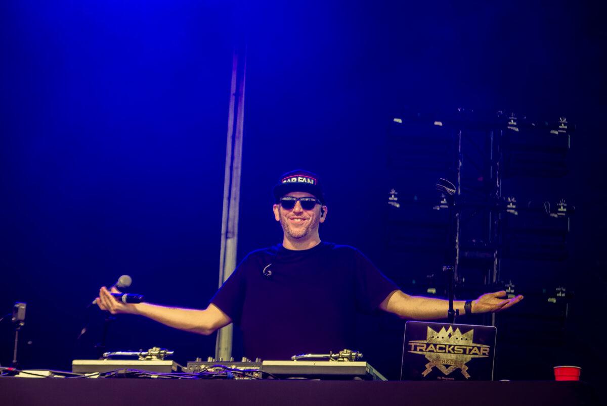 Trackstar the DJ performs with Killer Mike at Maha Festival 2026 in Omaha.