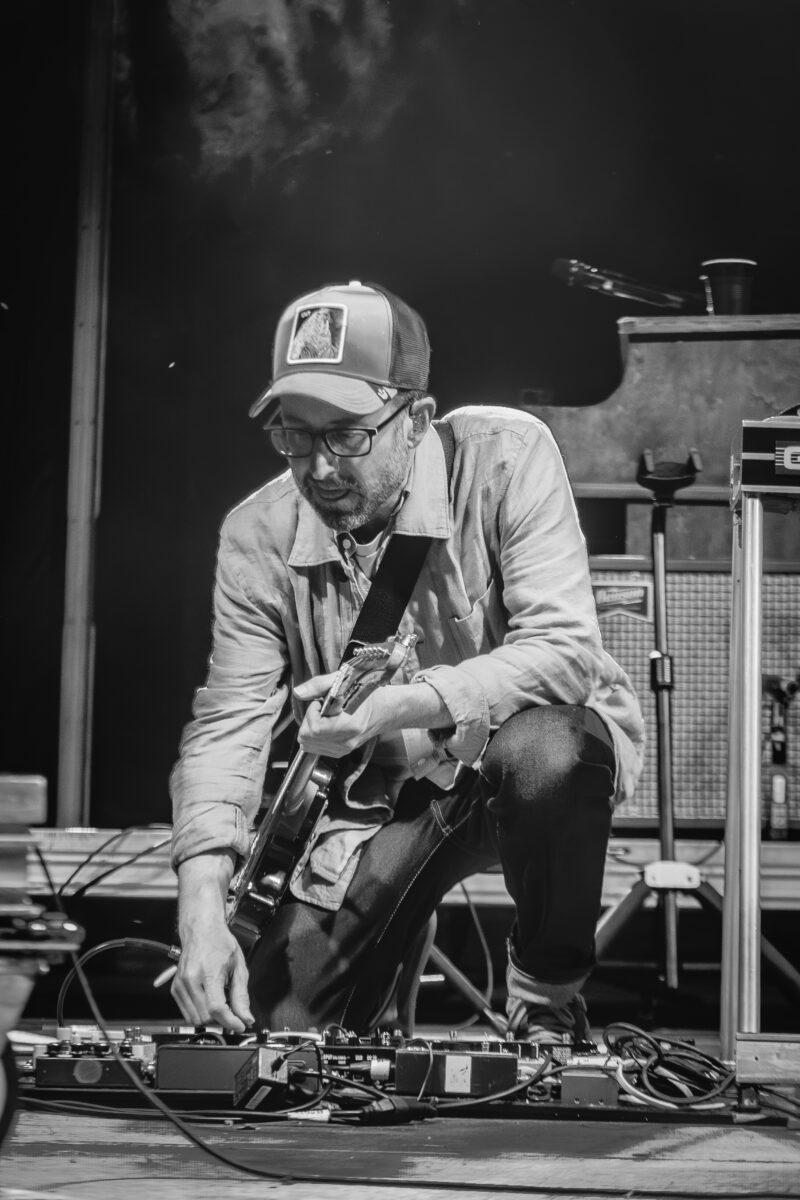 Bright Eyes' Mike Mogis performs with the Omaha indie rock band at Maha Festival 2026 in Omaha.