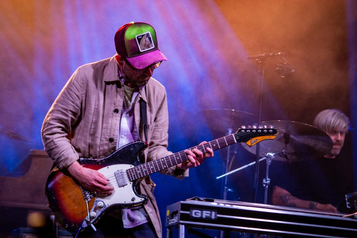 Bright Eyes' Mike Mogis performs with the Omaha indie rock band at Maha Festival 2026 in Omaha.