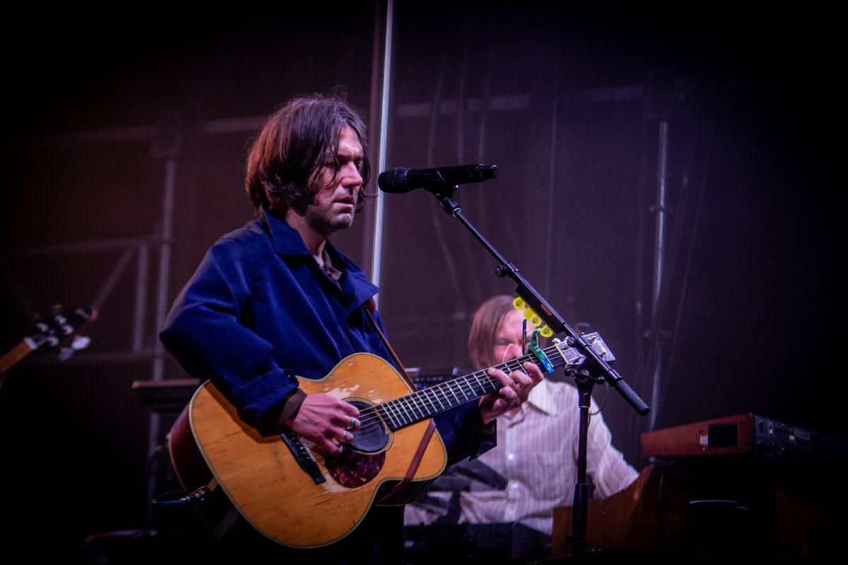 Bright Eyes' Conor Oberst leads the Omaha indie rock band at Maha Festival 2026 in Omaha.
