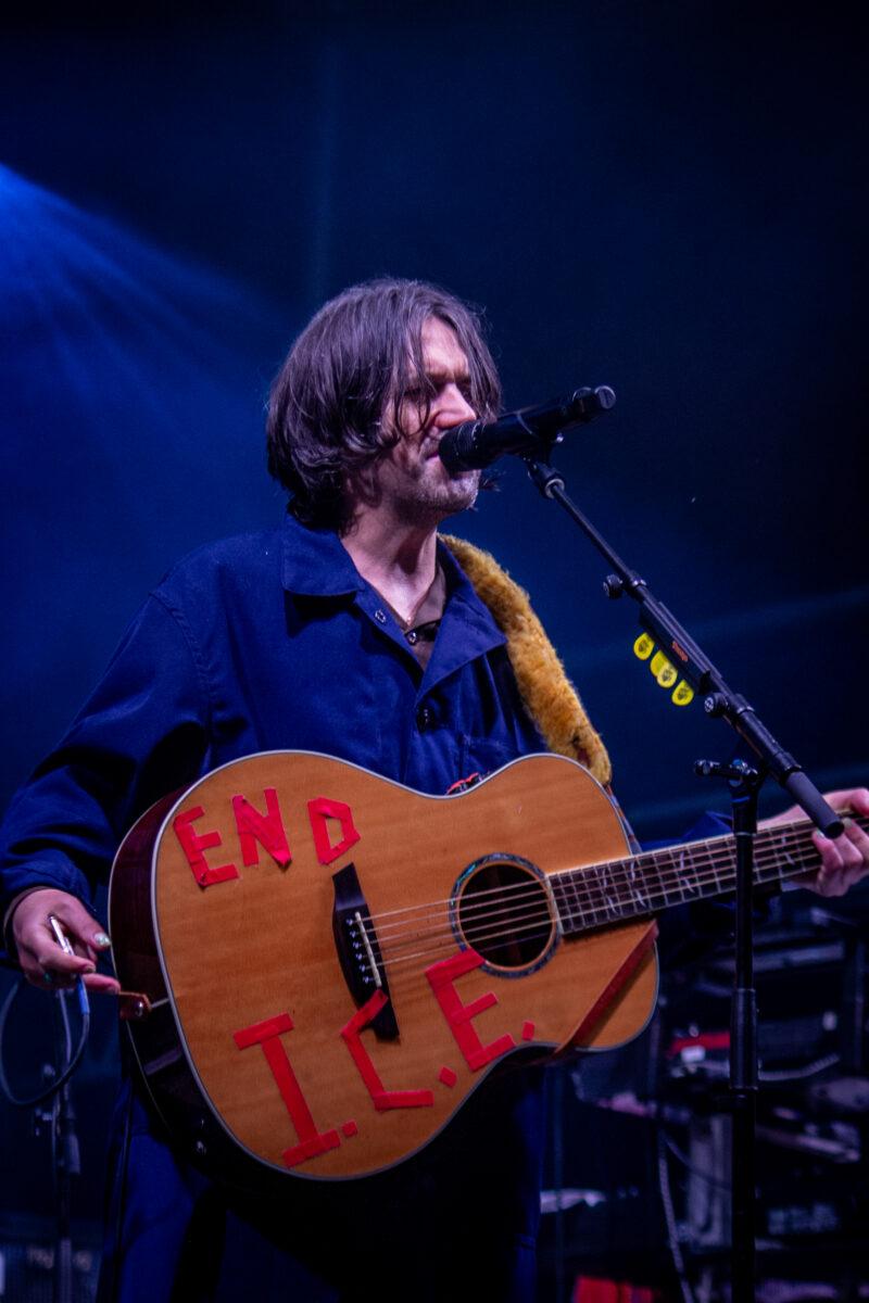 Bright Eyes' Conor Oberst performs with the Omaha indie rock band at Maha Festival 2026 in Omaha.