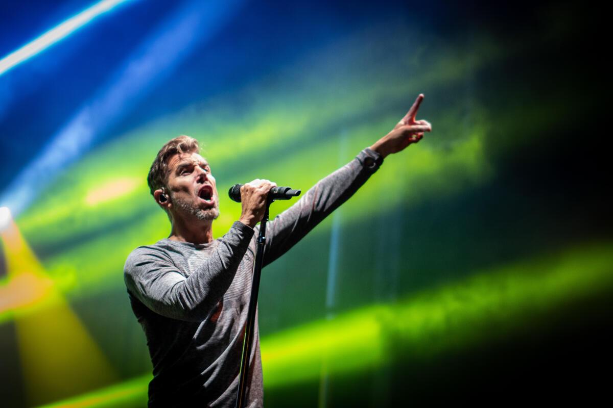 Nick Hexum of 311 performs a hometown show in Omaha at the Shadow Ridge Music Festival.