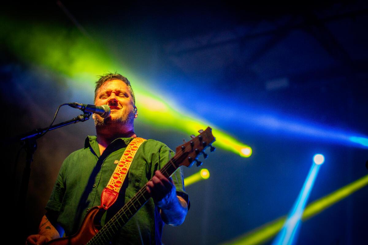 Isaac Brock performs with Modest Mouse at Outlandia Festival on Aug. 12, 2023. 