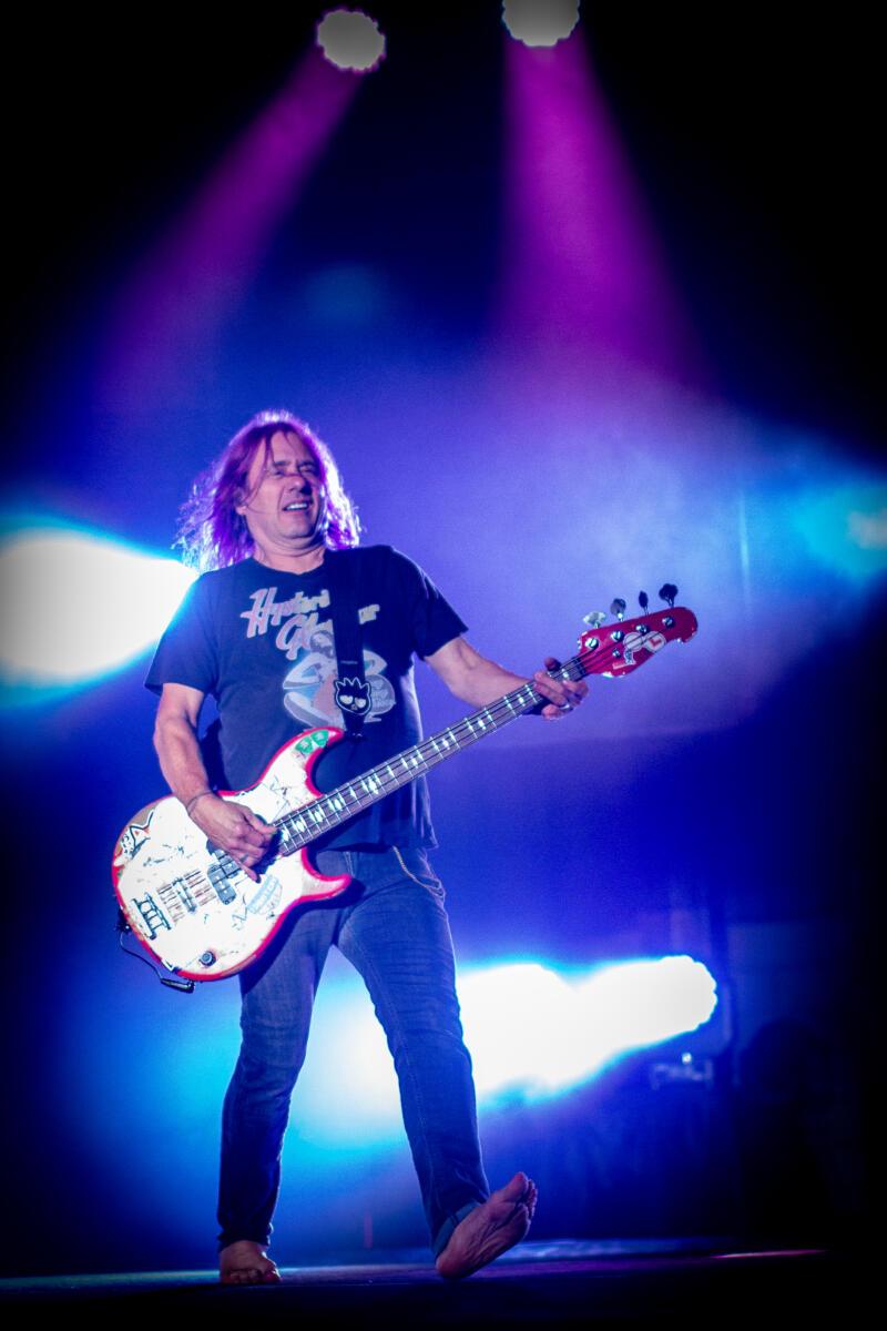 Robby Takac performs with the Goo Goo Dolls at The Astro on Sept. 23, 2023. 