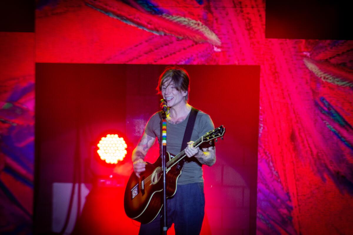 John Rzeznik performs with the Goo Goo Dolls at The Astro on Sept. 23, 2023. 