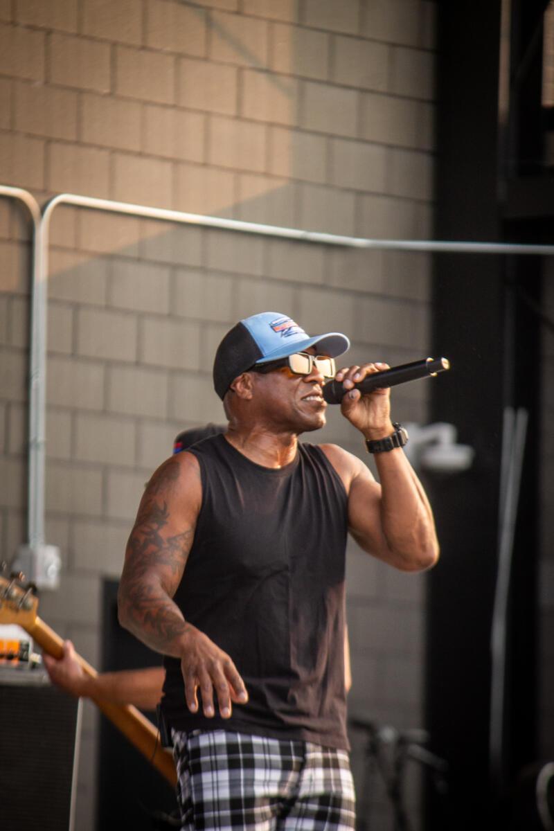 Steve Ewing of The Urge performs at The Astro in La Vista, Neb. 