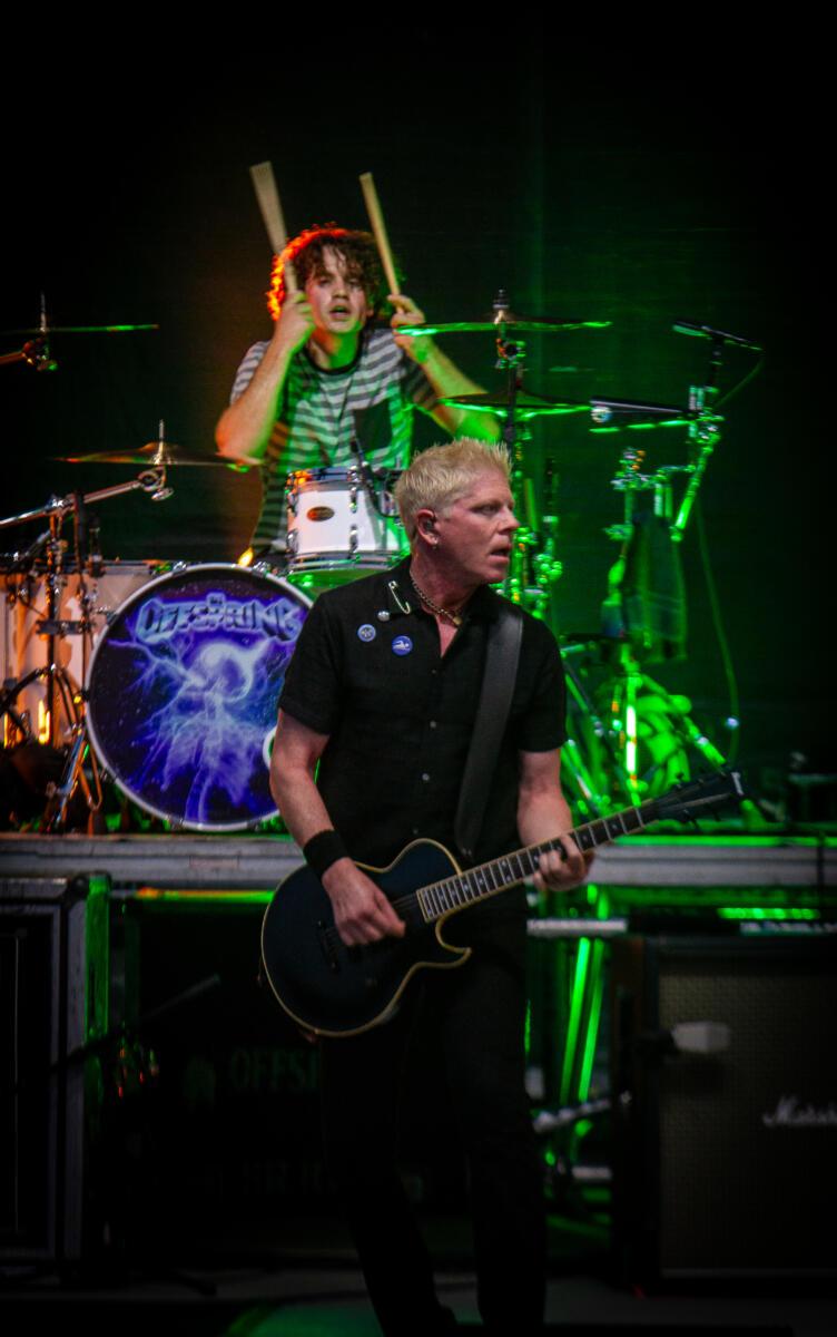 Dexter Holland performs with The Offspring at The Astro in La Vista, Neb. 